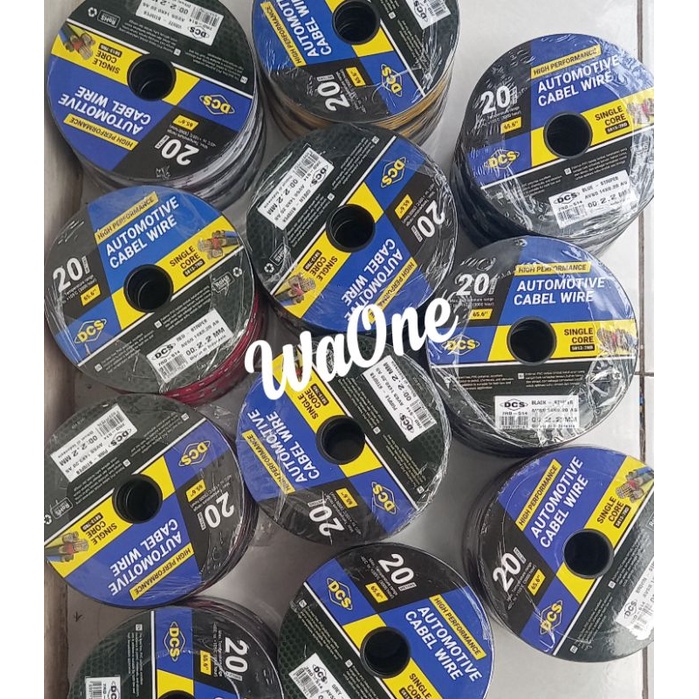 [20 Meter] Kabel Bintik Avss 0.85 mm Automotive Cable Wire Versi Murah