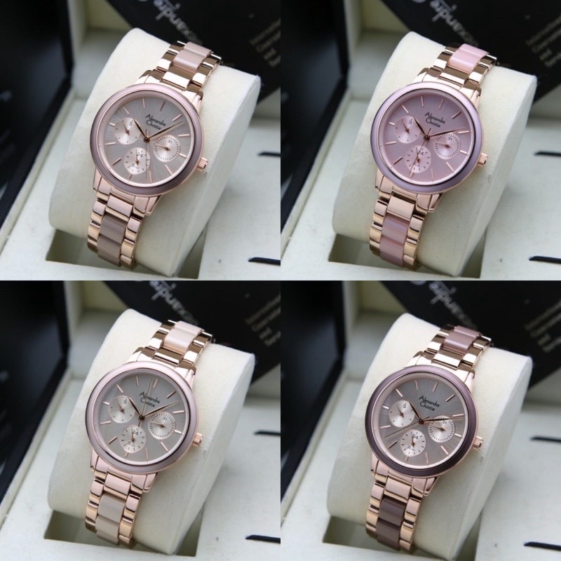 JAM TANGAN WANITA ALEXANDRE CHRISTIE AC 2938 BF ORIGINAL