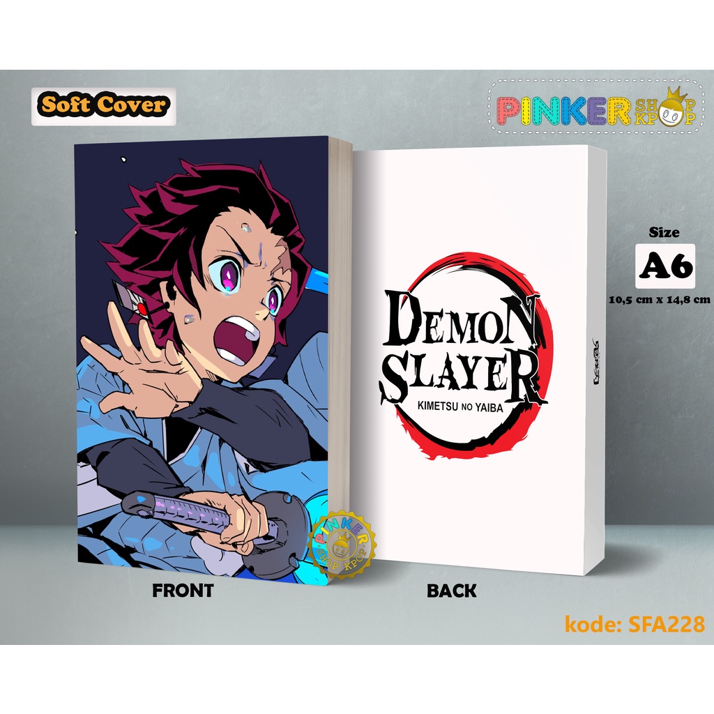 

(SFA228) Pocket Note Anime Demon Slayer Cover Softcover