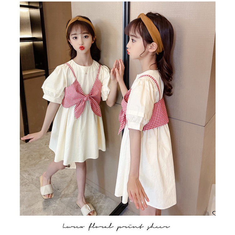 Dress Anak Perempuan Teen ASHA Baju Gaun Remaja Perempuan Import