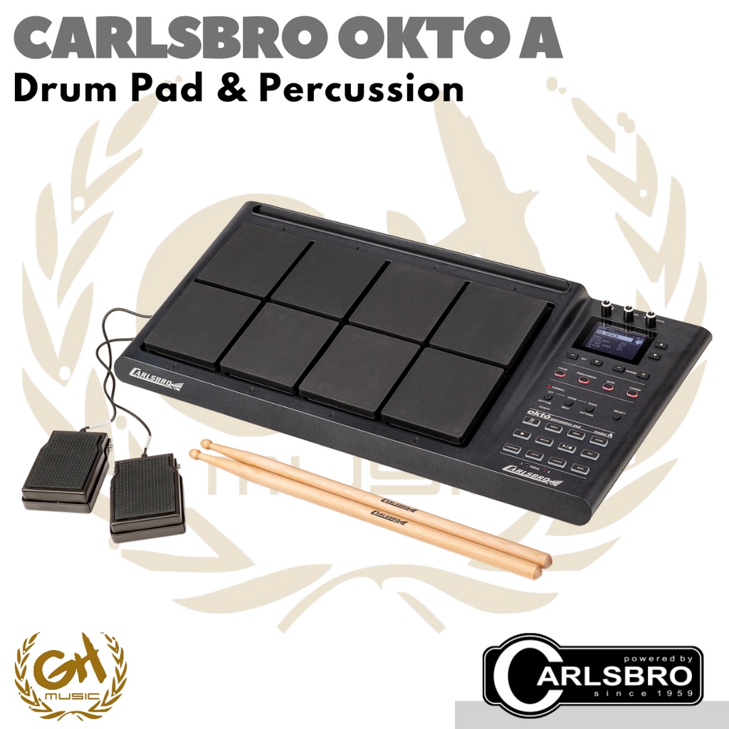CARLSBRO OKTO A Drum Pad & Percussion - Pad Perkusi Drum Elektrik