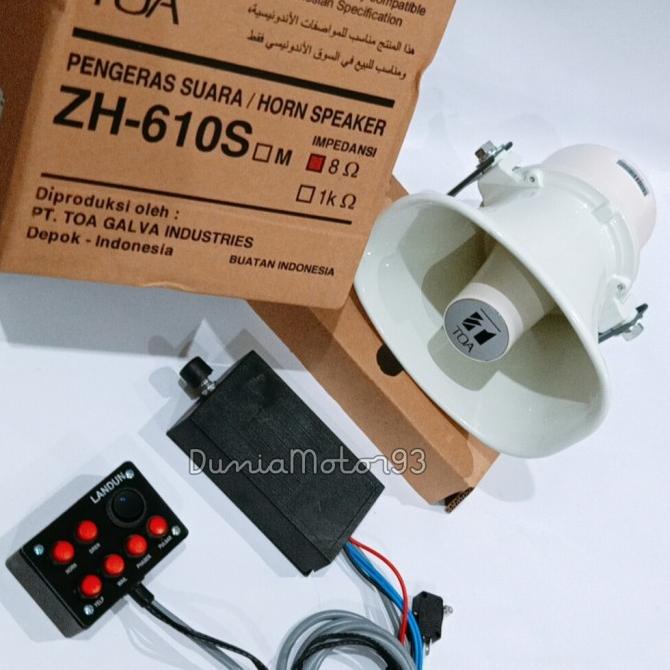 MODUL SIRINE LANDUN PJR DAN TOA ZH610S