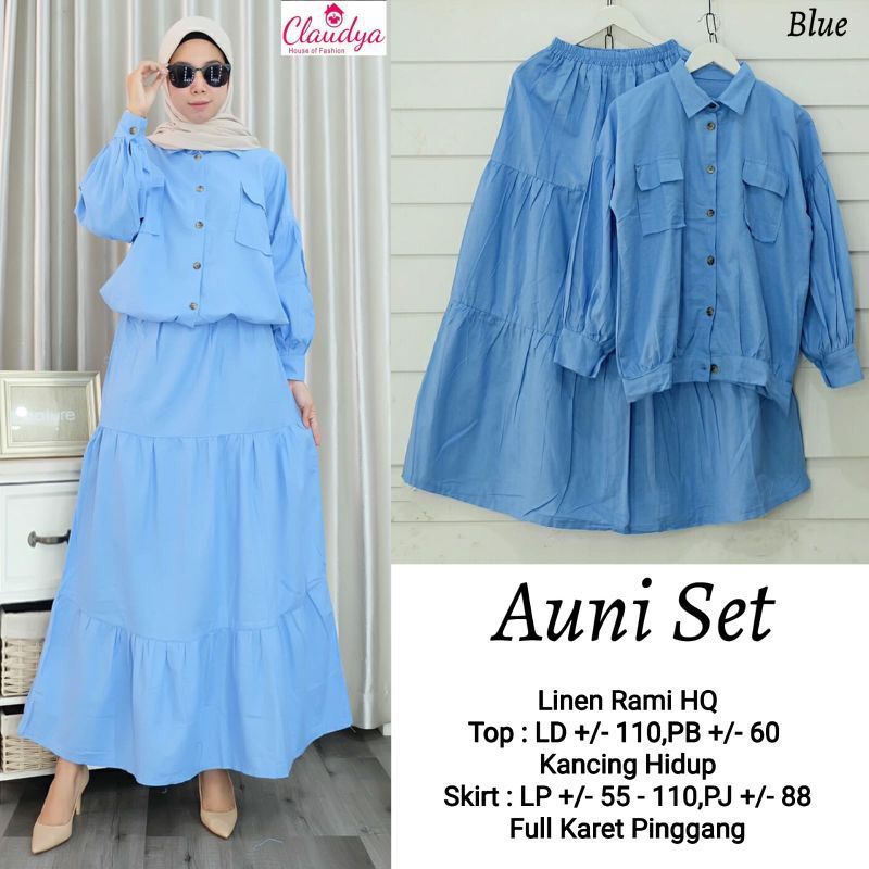 Fashion MUSLIM, baju wanita, baju stelan wanita, setelan, stelan, Baju stelan, fashion wanita, one set. Auni Set