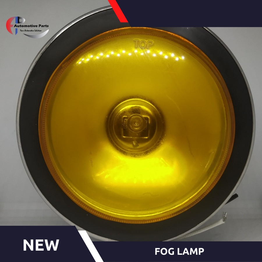 LAMPU KABUT FOG LAMP 3 INCH BULAT PUTIH KUNING 24V 12V TRUK MOBIL