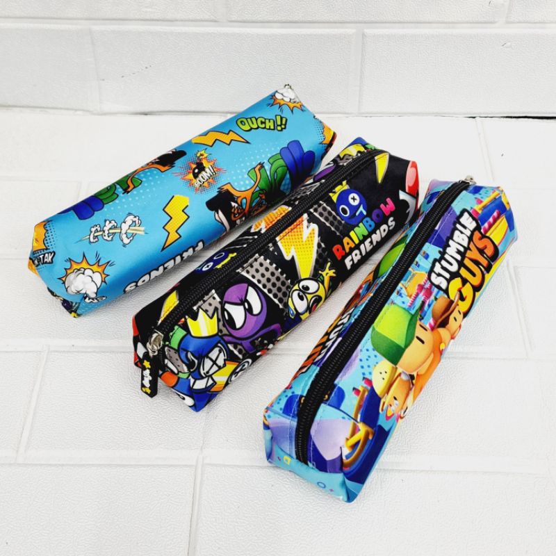 

Pencil Case Pouch/Dompet Kotak Pensil Type 1 STUMBLE GUYS/RAINBOW FRIENDS/MINECRAFT/ROBLOX/SONIC/PIKACHU