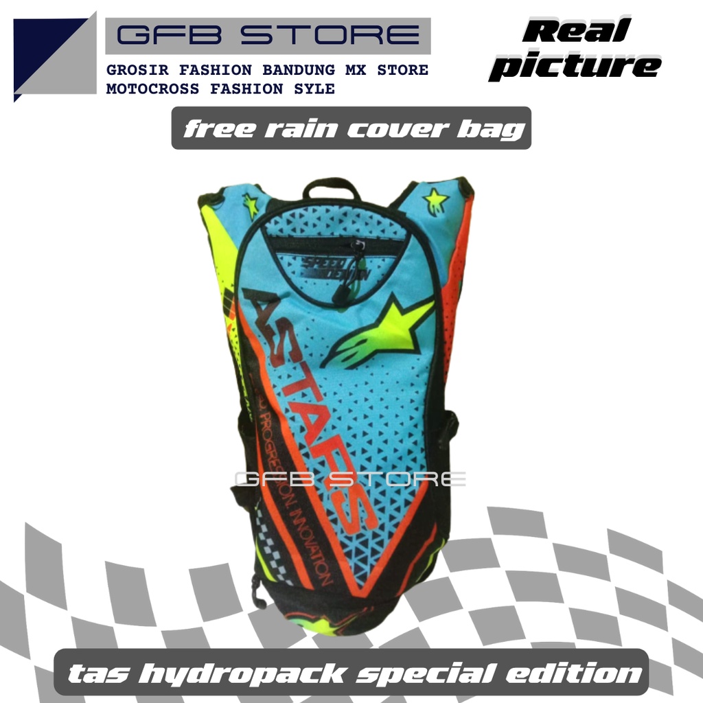 Tas Punggung Motocross Hydropack | Tas Pria Wanita Trail Adventure Moto Cross Hydrobag