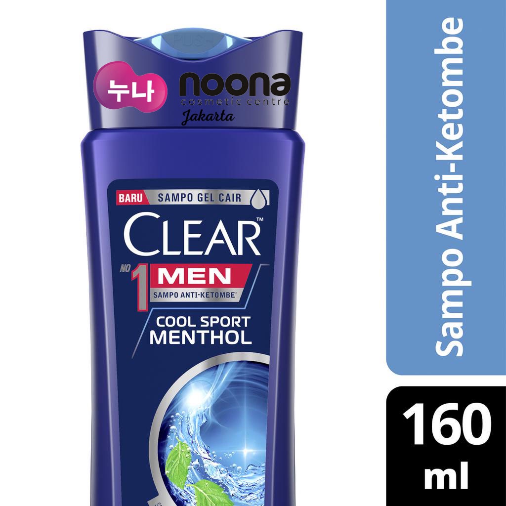 CLEAR MEN SHAMPOO COOL SPORT MENTHOL 160ML -NJ