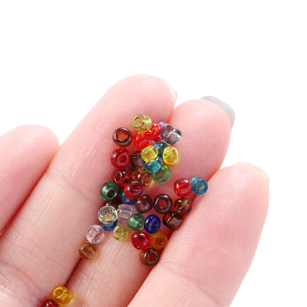 3000pcs/lot 3mm Pesona Miyuki Delica&lt;Unk&gt; Ceko&lt;Unk&gt; Biji Kaca Bulat Kecil&lt;Unk&gt; Lebih Panjang Untuk Membuat Perhiasan Anting DIY