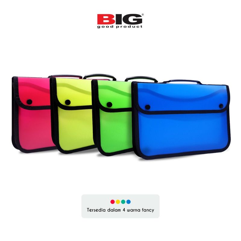 

Big 7051 Map School Bag / Map plastik kancing 2
