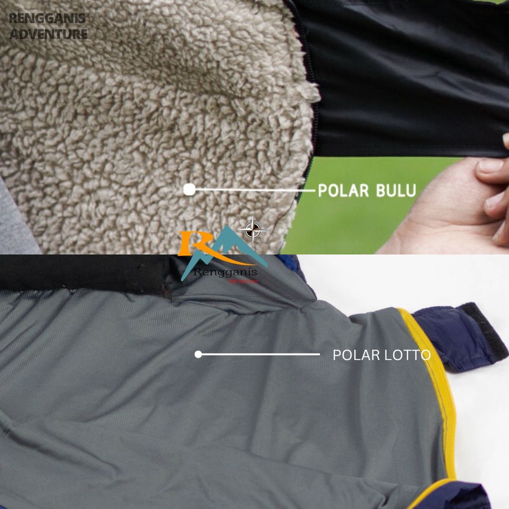 Sleeping Bag Polar Bulu Kantong Tidur Camping SUMMIT SERIES Tebal Hangat Lembut