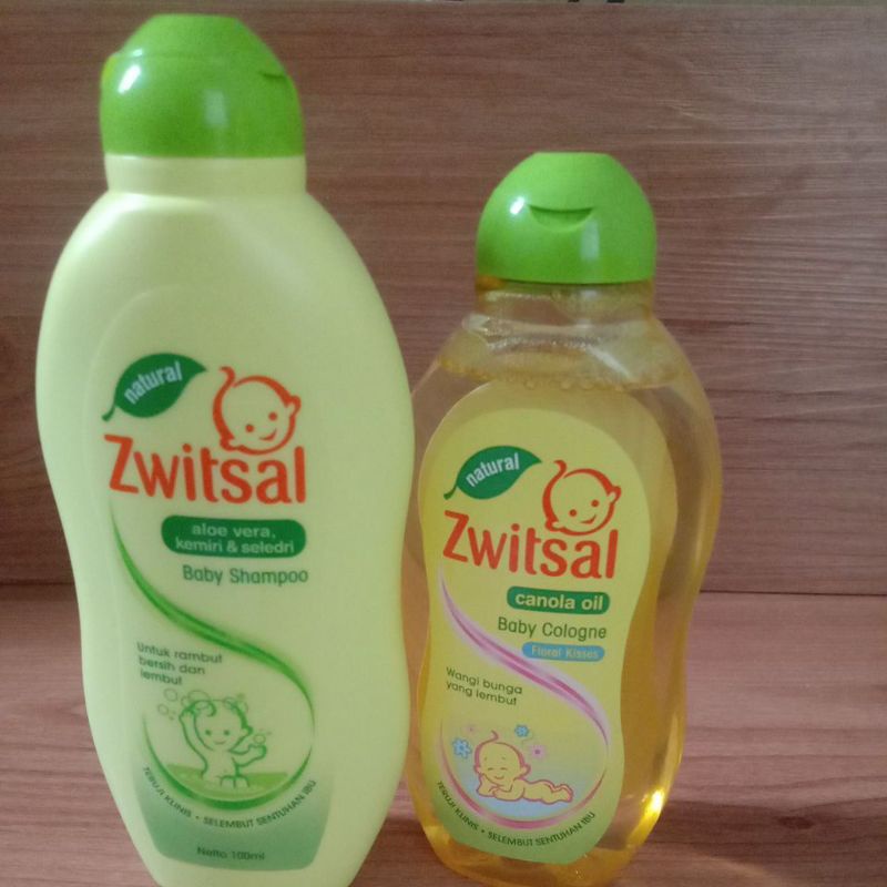 ZWITSAL BABY SHAMPO + BABY COLOGNE FLORAL KISSES (free duckbil anak 2 pcs)