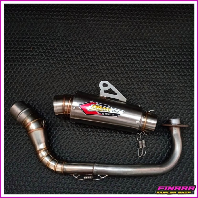 CREAMPIE SELINCER KNALPOT RACING INLET 50MM BEAT STREET / BEAT  FI / BEAT KARBU / MIO J / MIO SPORTY