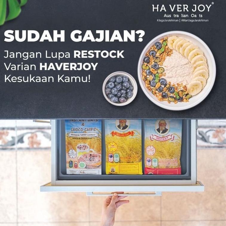 

Pfn24 Haverjoy 1 kg 1Kg Australian Oatmeal Oats Sarapan Instant Oat / Rolled Oat / Quick Cooking Oat / Havermix Barley / Havermix Chocochip ,.,.,.,,