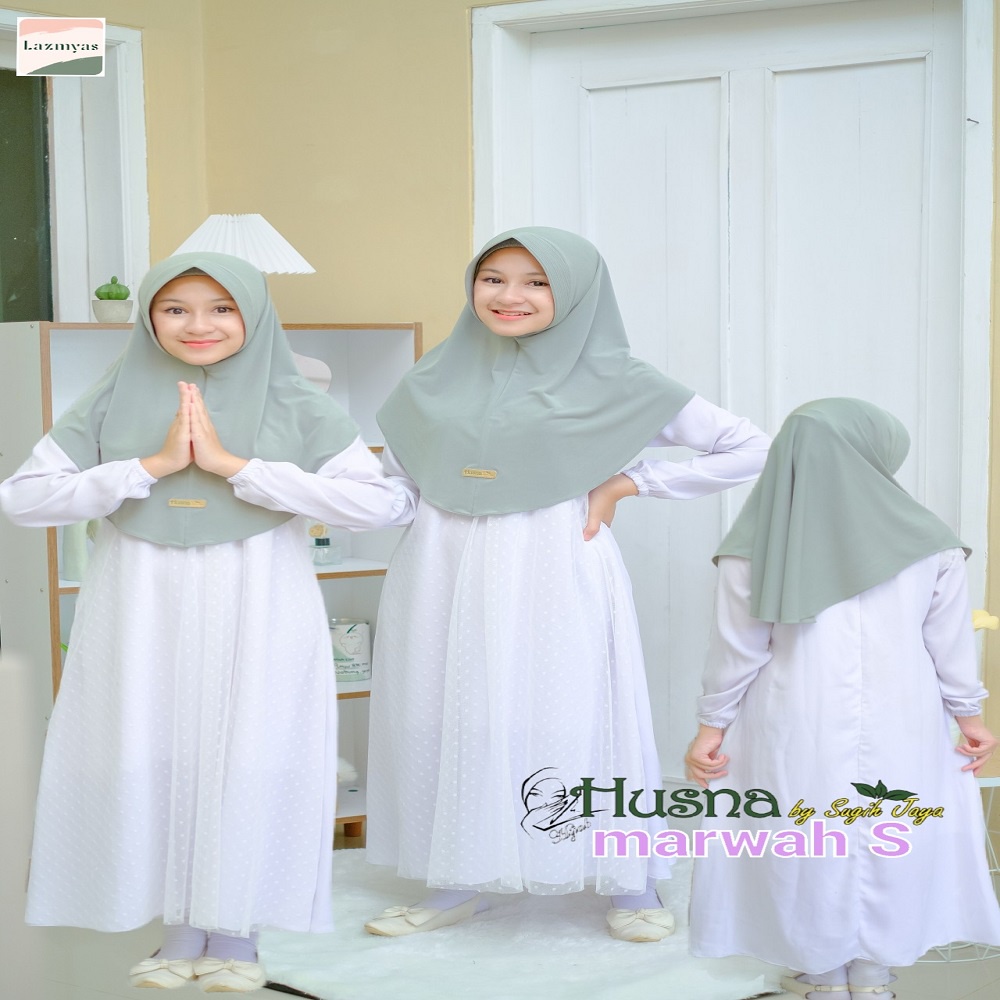 Husna Hijab Pet Marwah Size S Jersy Zara Premium