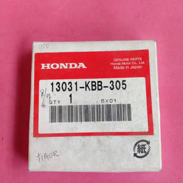 Ring seher piston TEBAL TIGER GL PRO NEOTECH MEGA PRO os 50 original asli JAPAN 13031-KBB-305