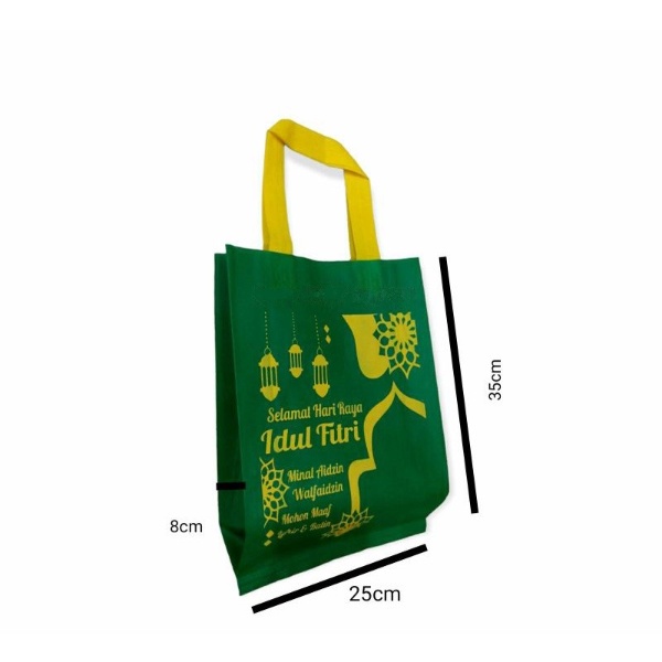 Goodie Bag Lebaran idul fitri / Tas Souvenir Idul Fitri ukuran S 25x35