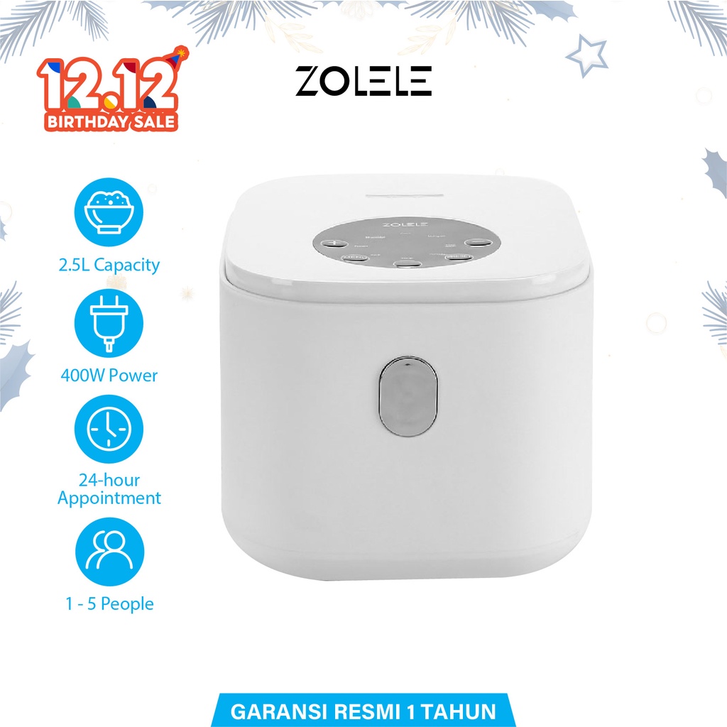 ZOLELE 1L Magic Com Mini Rice Cooker Multifungsi Penanak Nasi