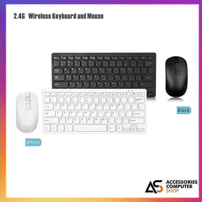 Hot - GKM901 MINI KEYBOARD WIRELESS + MOUSE WIRELESS TERCOMBO SET - Hi !!