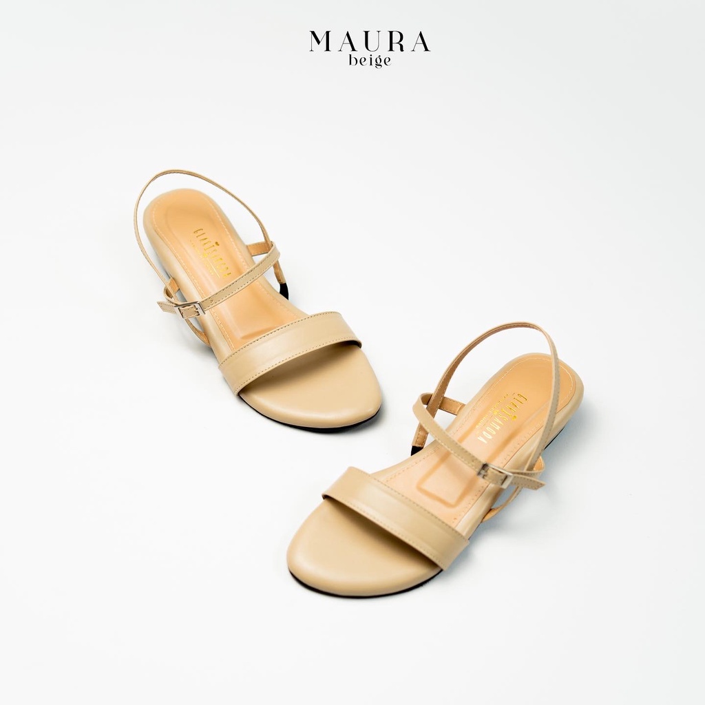 GLARISAMODA Maura Heels 3Cm Tali Sendal Wanita Nyaman