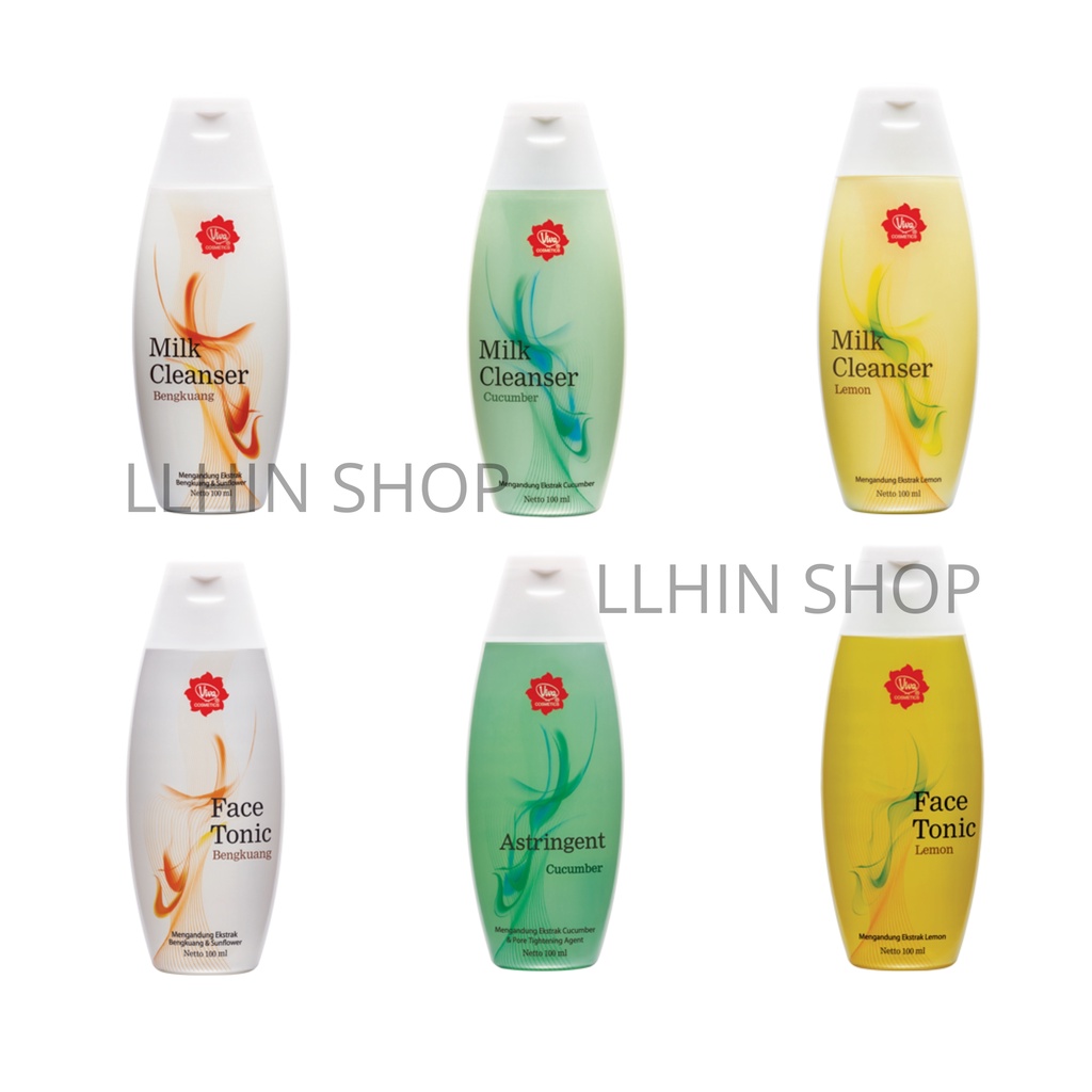 VIVA Air Mawar Milk Cleanser Face Tonic 100ml | Pembersih Penyegar Wajah