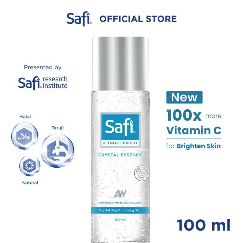 Safi Ultimate Bright Crystal Essence 100ml - Moisture wajah