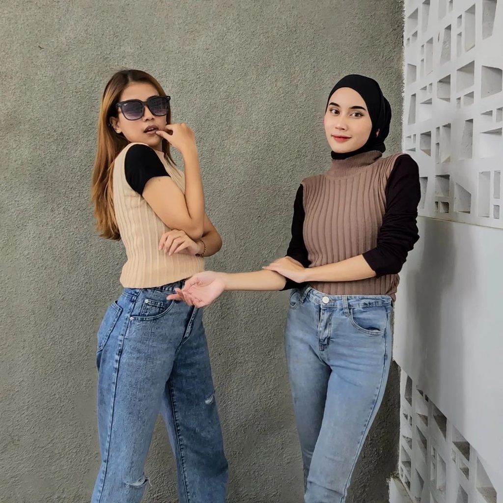 U CAN SEE SALUR BESAR sweater rajut oversize/sweater rajut wanita terbaru 2022/sweater wanita rajut 