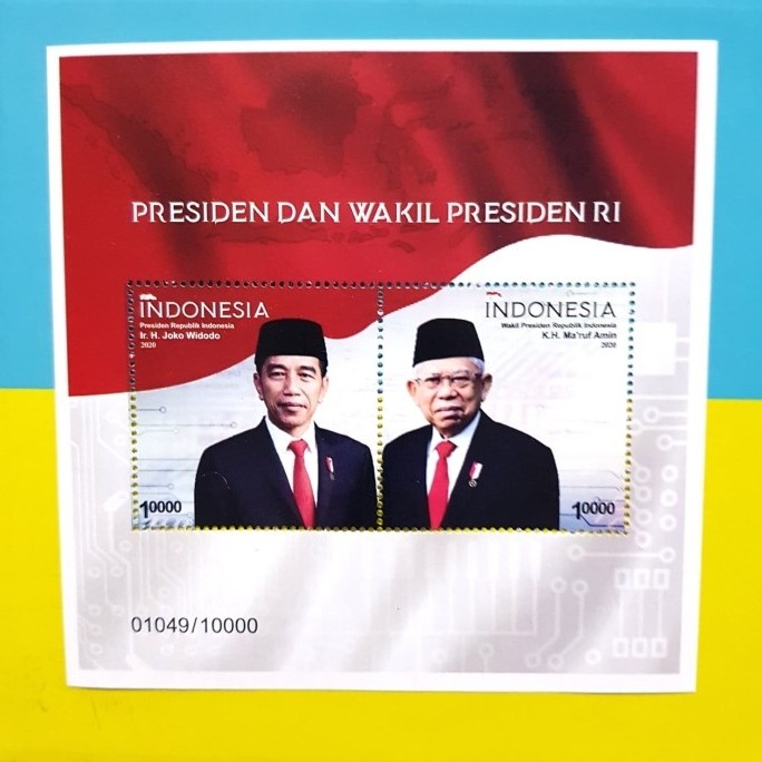 

✨NEW✨ - Prangko/Perangko INDONESIA 2020. SS "PRESIDEN DAN WAKIL PRESIDEN RI