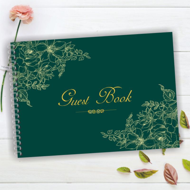

READY Guest book buku tamu pernikahan pesta Hard Cover GB-16