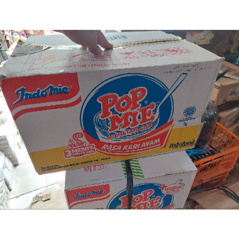 Pop Mie KARI AYAM 1 DUS ISI 24 PCS