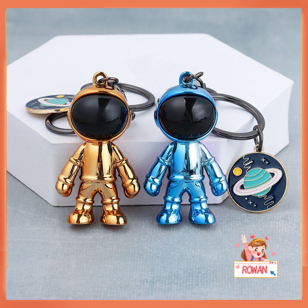 R-flower Gantungan Kunci Wanita Pria Perhiasan Liontin Universe Robot