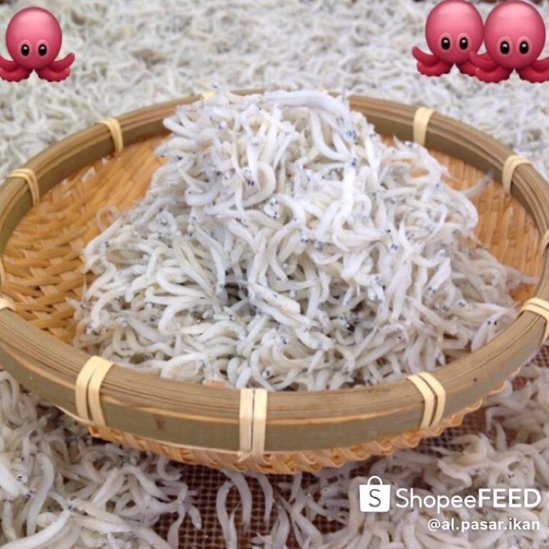 

[BAYAR DITEMPAT] teri nasi/teri medan/teri nasi asin cop/teri putih 1kg