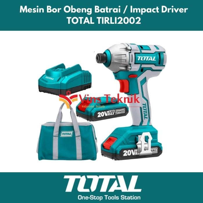 Bor Obeng Baterai Cordless Screw Driver Impact Driver Total Tirli2002