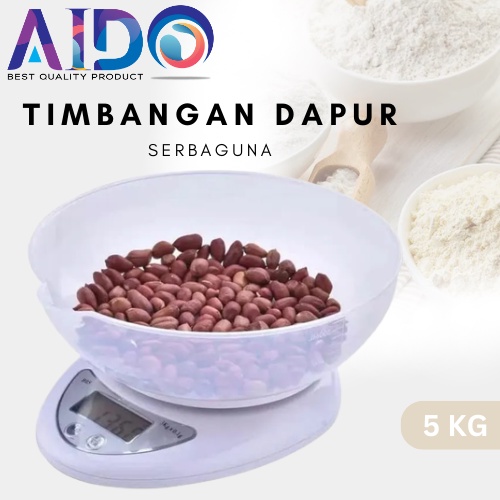 Timbangan Digital Dapur Serbaguna / Timbangan Kue TIMBANGAN DAPUR 5Kg 4405