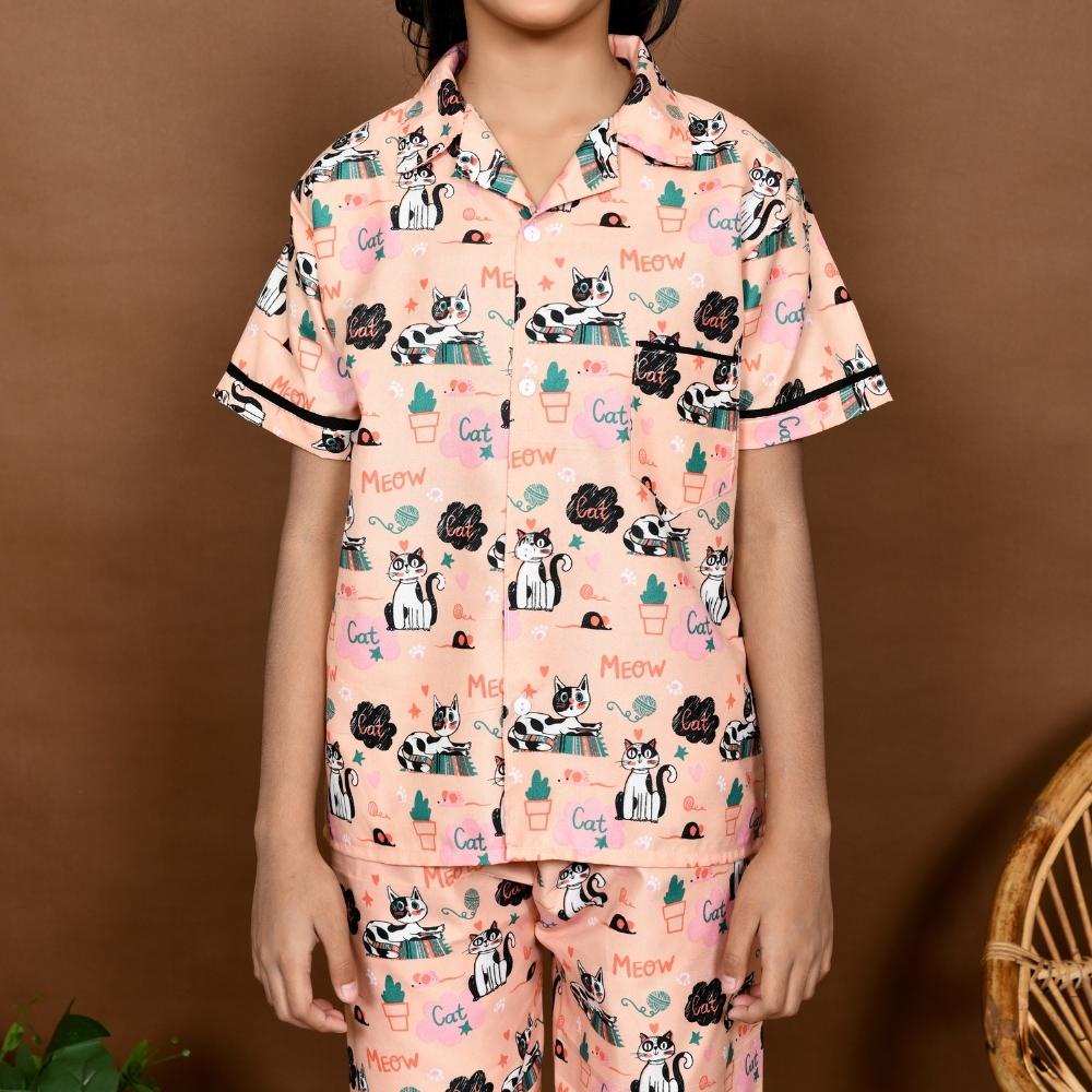 Monalisa Piyama Anak Perempuan 8 - 10 Tahun ( Junior Size 10 ) Motif Karakter