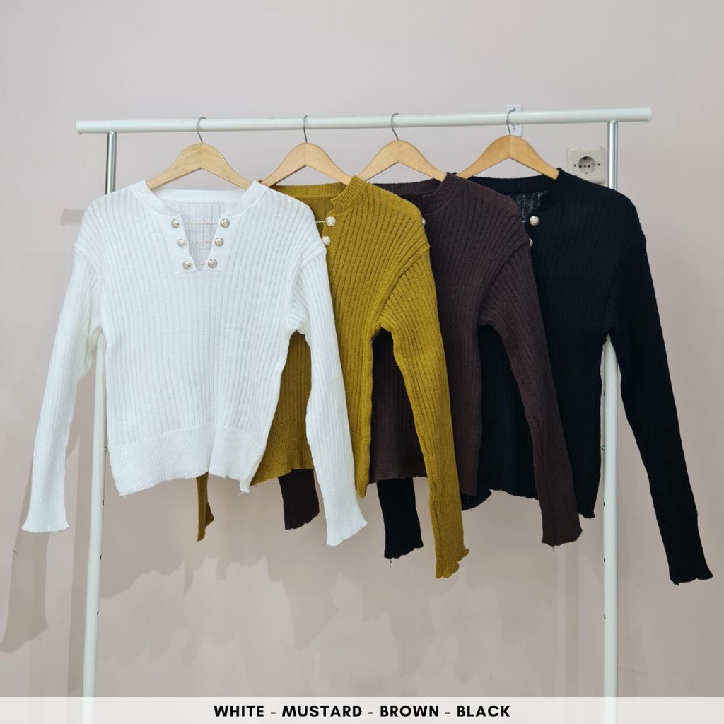 4702 mara knit blouse long sleeves