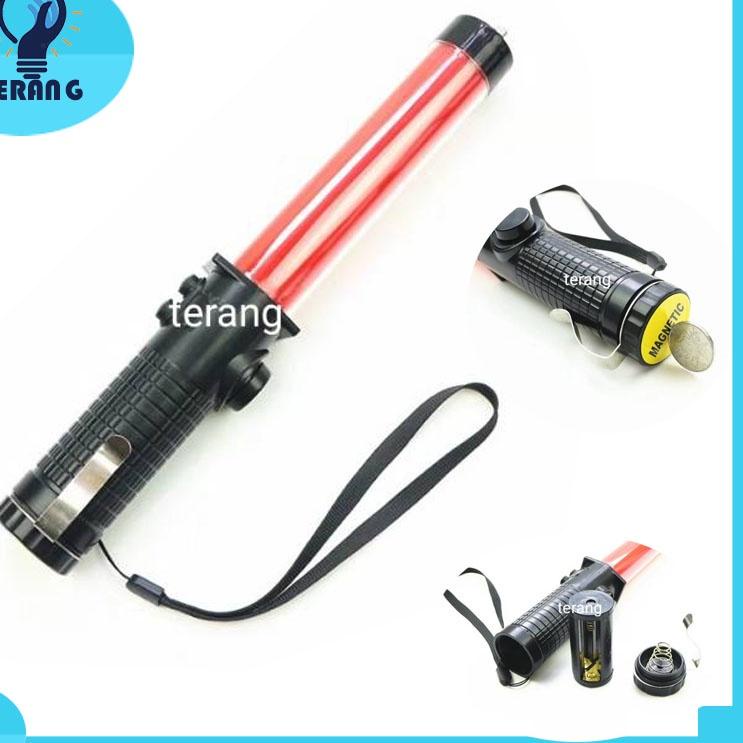 ORIGINAL% Senter Polisi Bunyi / Baton Lalu Lintas / Tongkat Parkir Nyala & Suara