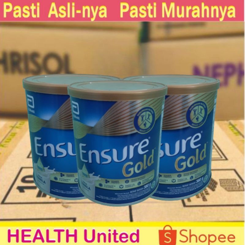 

Ensure Gold Vanila 380 gram dengan HMB - kemasan baru