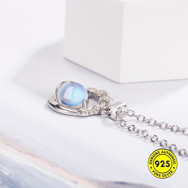 Pluto Kalung Wanita Fantasy Planet Klavikula Rantai Hadiah Untuk Pacar U1503