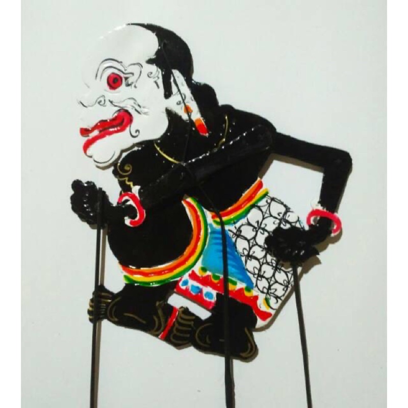 NMS- (BISA COD) Wayang kulit kertas Bagong bawor Punakawan