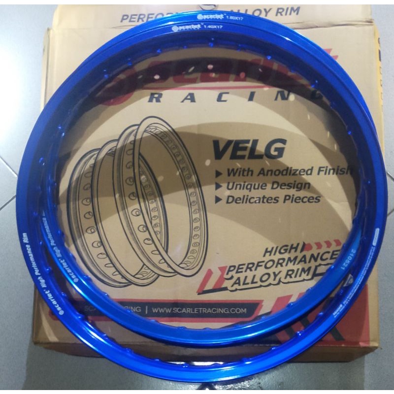 VELG SET SCARLET 140 + 160  RING 17 HOLE 36 TYPE WR