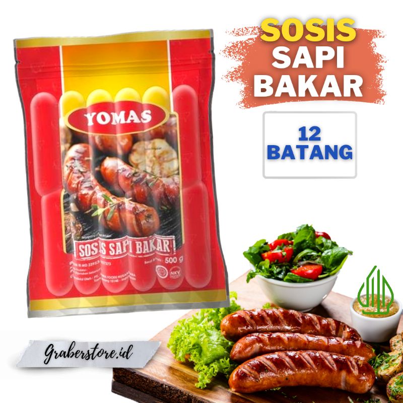 

YOMAS SOSIS BAKAR MINI AYAM 12S 500GR/SOSIS AYAM BAKAR