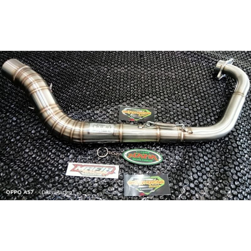 Leher Original Mafia Jupiter MX King Fostep Standar Semi Ndangak Model Malaysia. BONUS Gantungan Kun