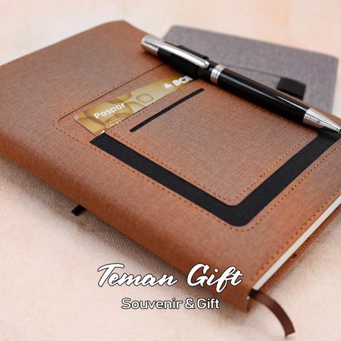 

FABRIC NOTEBOOK A5 BUKU AGENDA PLANNER HARDCOVER CUSTOM LOGO NAMA