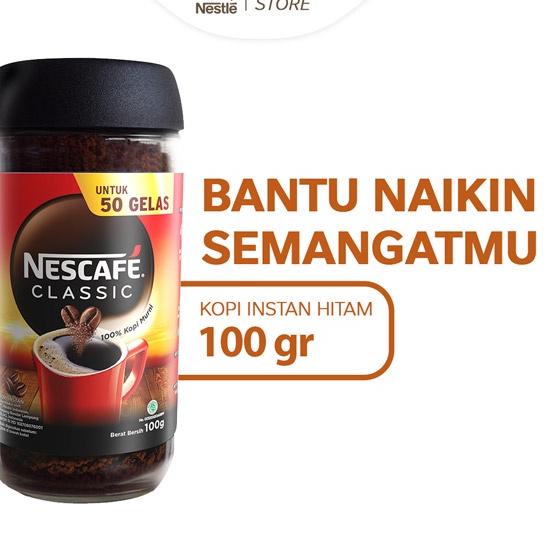 

TERBARU NESCAFE Classic Kopi Instan Kopi Hitam 100g Jar