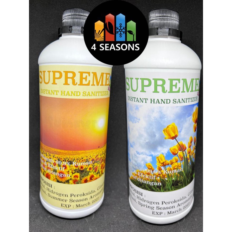 Hand Sanitizer 1 Liter SUPREME - 1 LITER  GEL TERMURAH