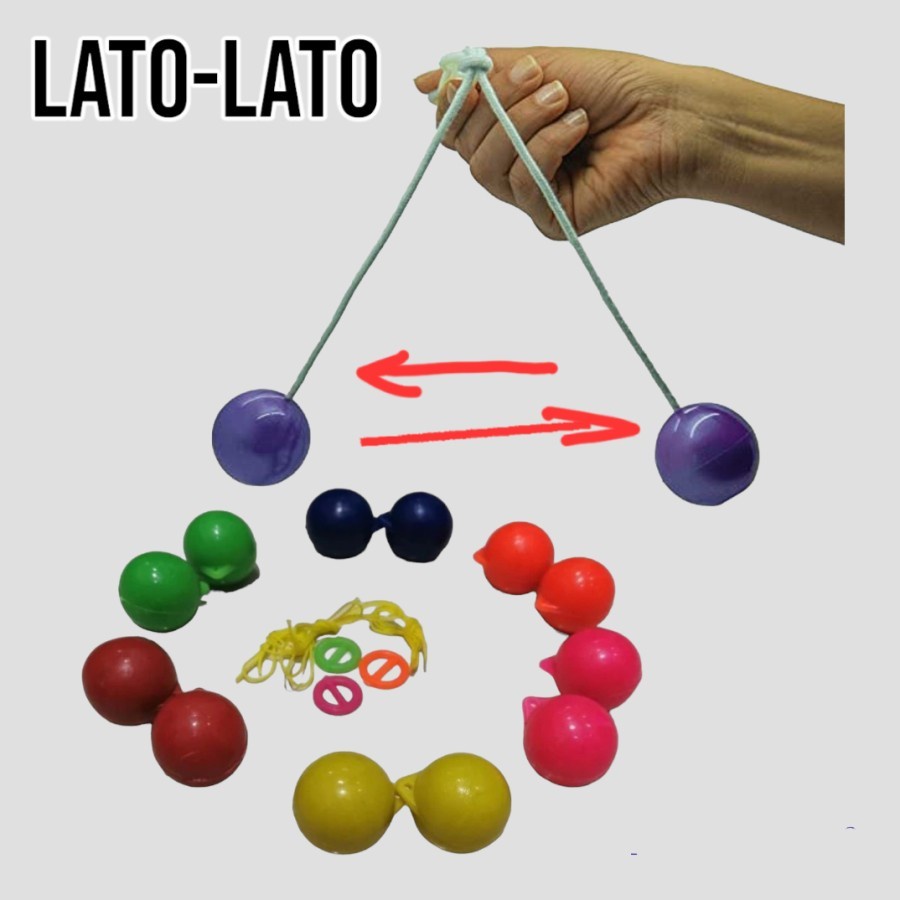 Mainan Jadul lato lato / etek etek / latto latto / katto katto cerah | yanna866