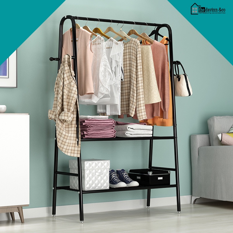 Rak Gantungan Baju Serbaguna Stand Cloth Hanger Gawang Rak Jemuran Pakaian Portable Rak Baju Gantungan Baju Besi Stand Hanger Display Butik Bazar Jemuran Pakaian Rak Baju Gantungan Baju Besi Stand Hanger Display Butik Bazar Jemuran Pakaian