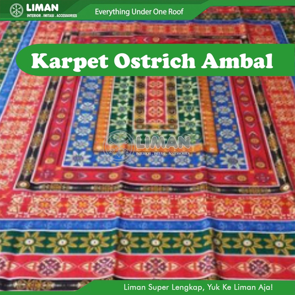 Karpet Ambal Ostrich Karpet Keluarga 205x240  / Karpet Lebaran