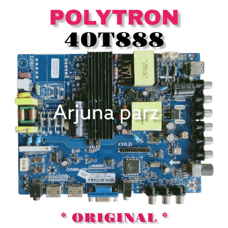 MAINBOARD TV POLYTRON PLD 40T888 / MB TV POLYTRON PLD 40T888 / MESIN TV POLYTRON PLD 40T888 / MODUL 