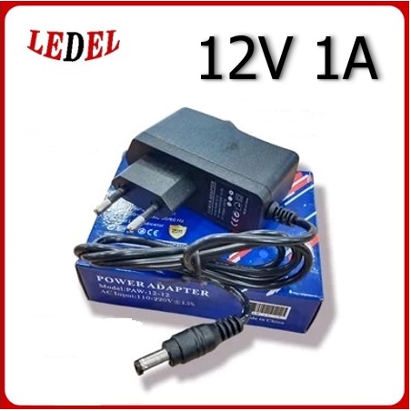 Adaptor 12V 1A Power Adaptor LED CCTV Modem Router 12V1A ampere xitey power supply ada lampu led indikator
